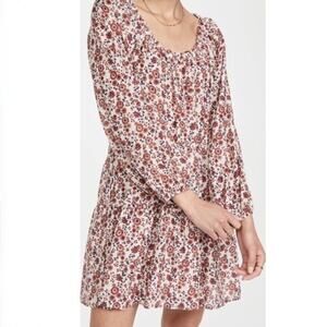 NWT XIRENA Dalyn Dress in Red Spark - Bohemian Floral Print Mini - Size M